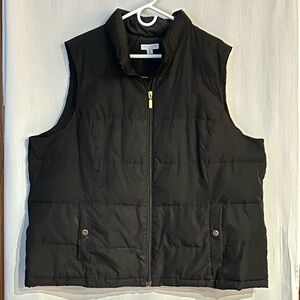 Charter Club Elegant Black Vest